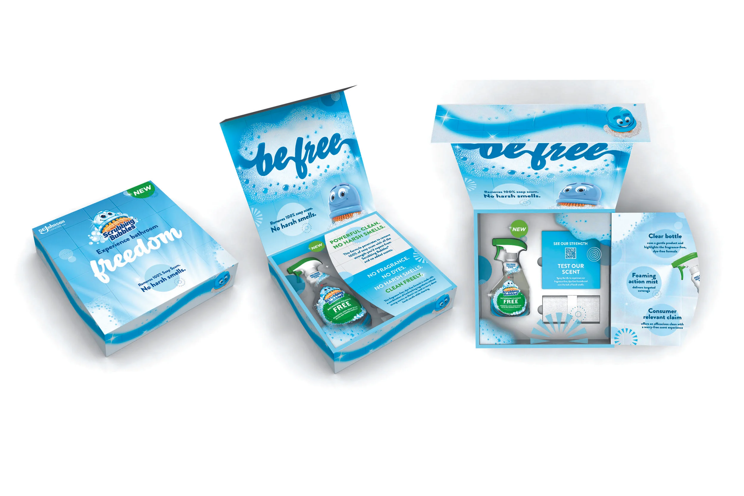 Scrubbing Bubbles Be Free Sales Kit