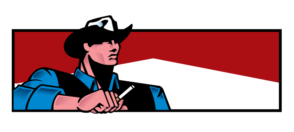 Marlboro Man Illustration Concept