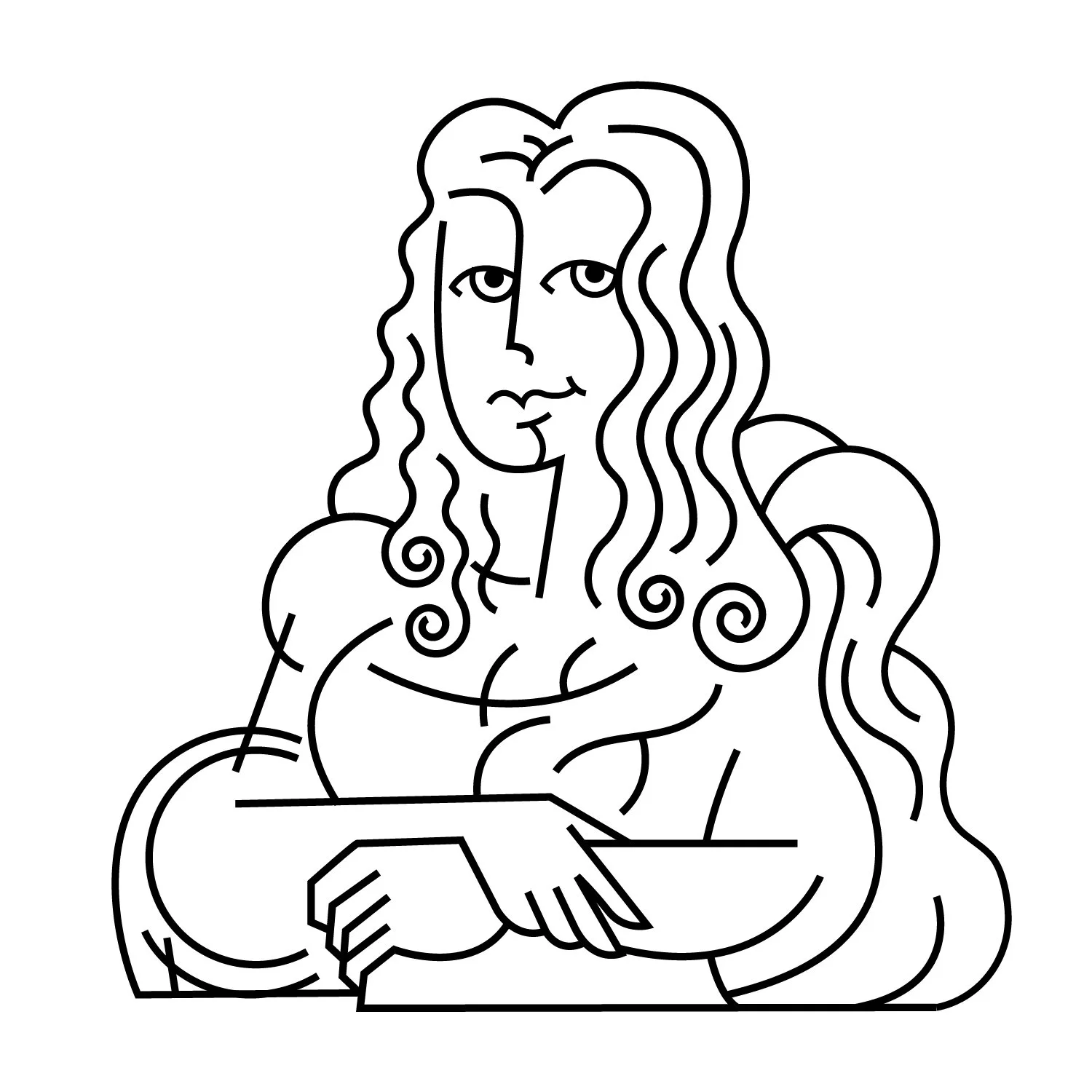 Abstract Mona Lisa