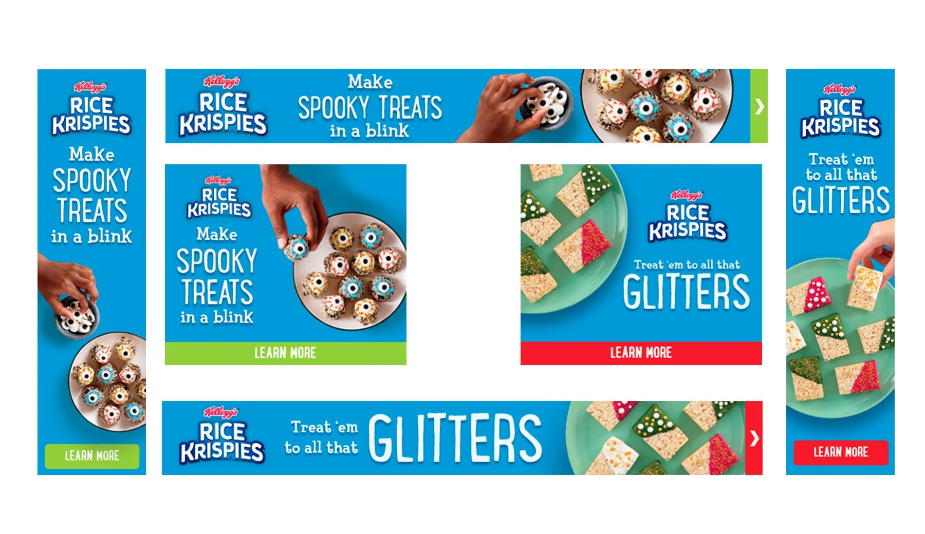 Rice Krispies Holiday Banners