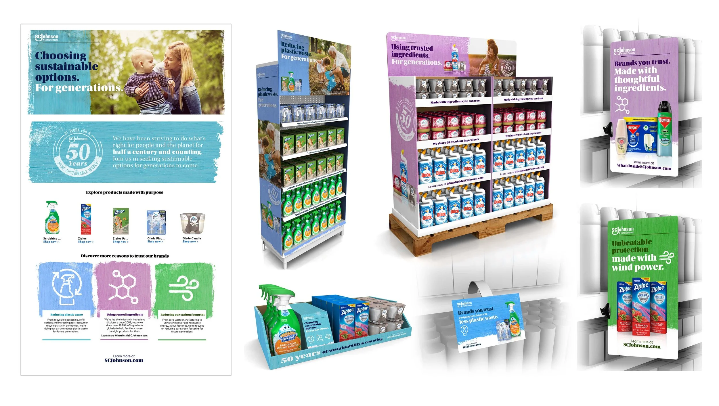 SCJ Scale Sustainability Displays