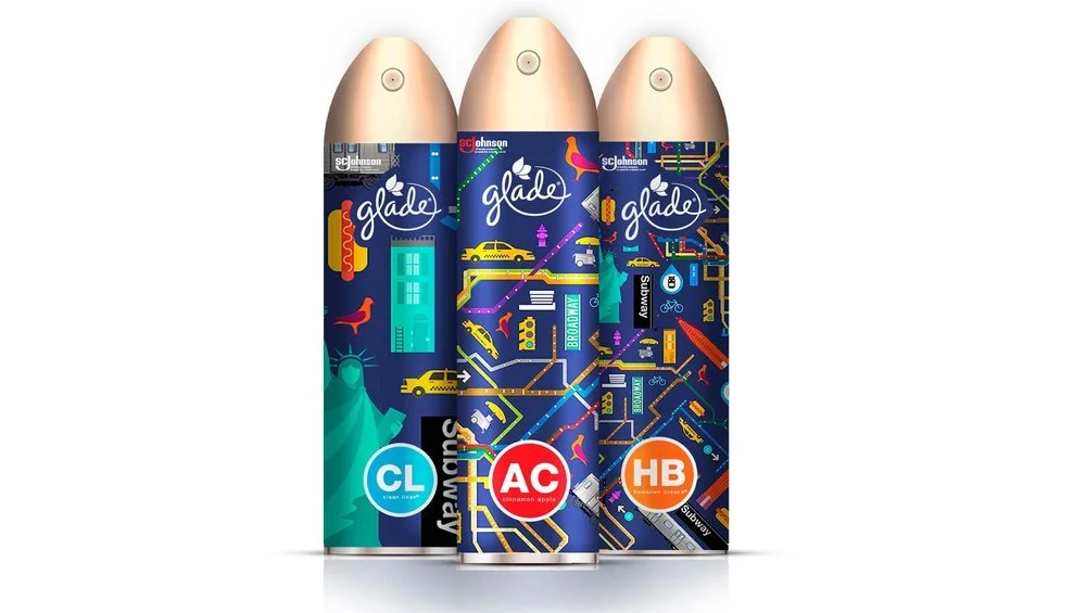 Glade NYC Themed Packaging