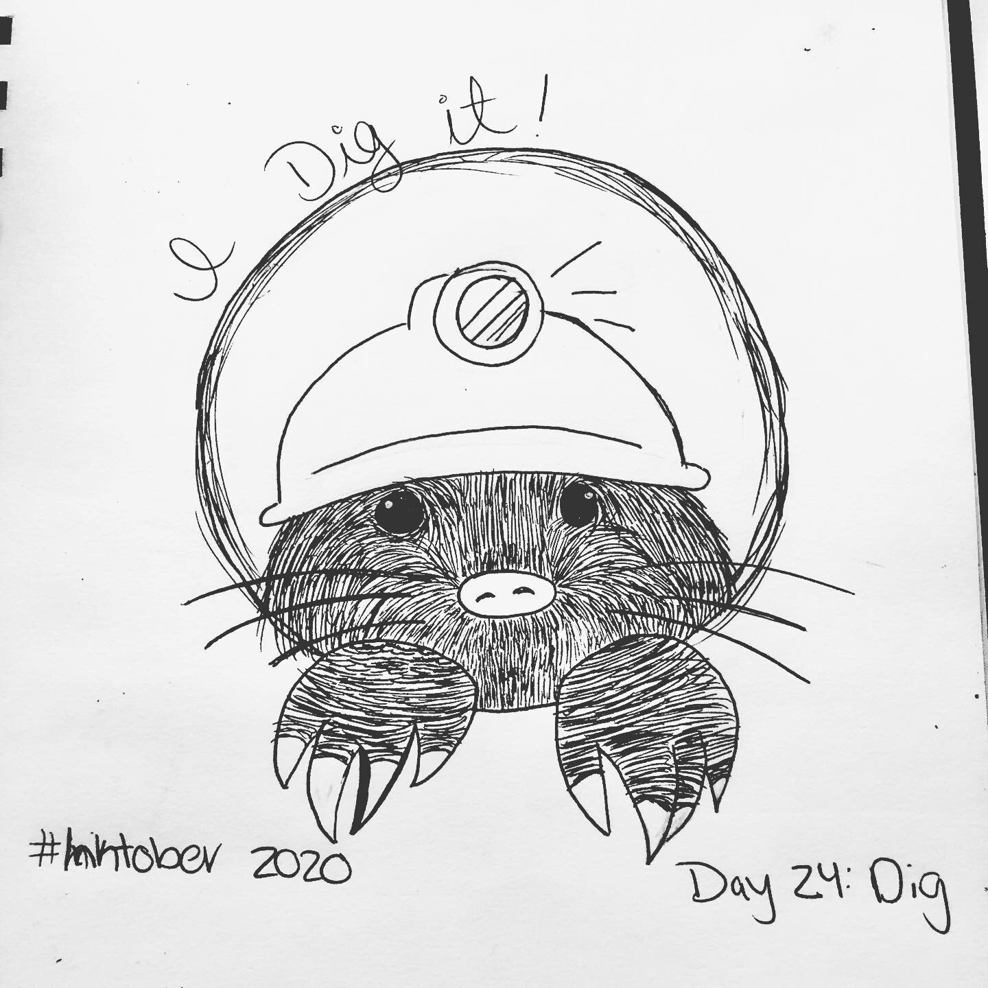 Inktober 2020, Day 24: Dig
.
.
.
.
.
.
.
.
.
#inktober2020 #inktober2020day24Dig #Dig #Mole #illustration #art #ink #pen #sketchbook #inktober #artchallenge2020