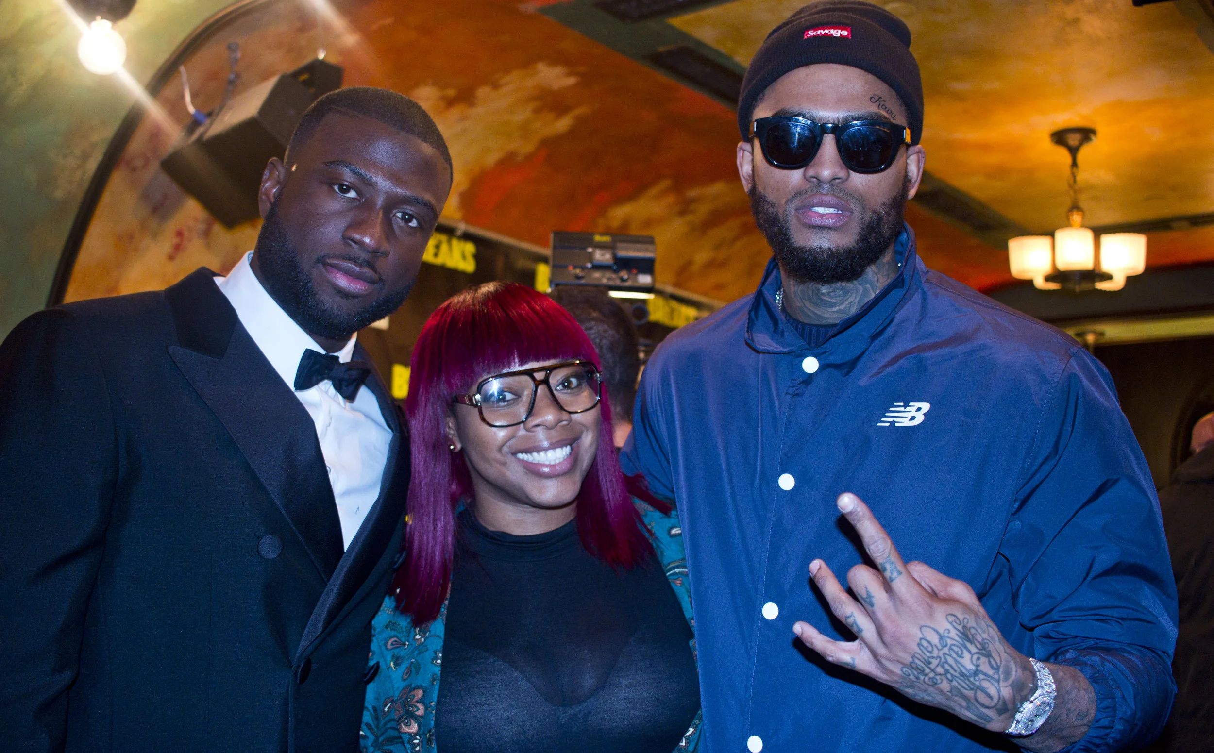 Sinqua Walls, Miss Lissa Knows & Dave East 