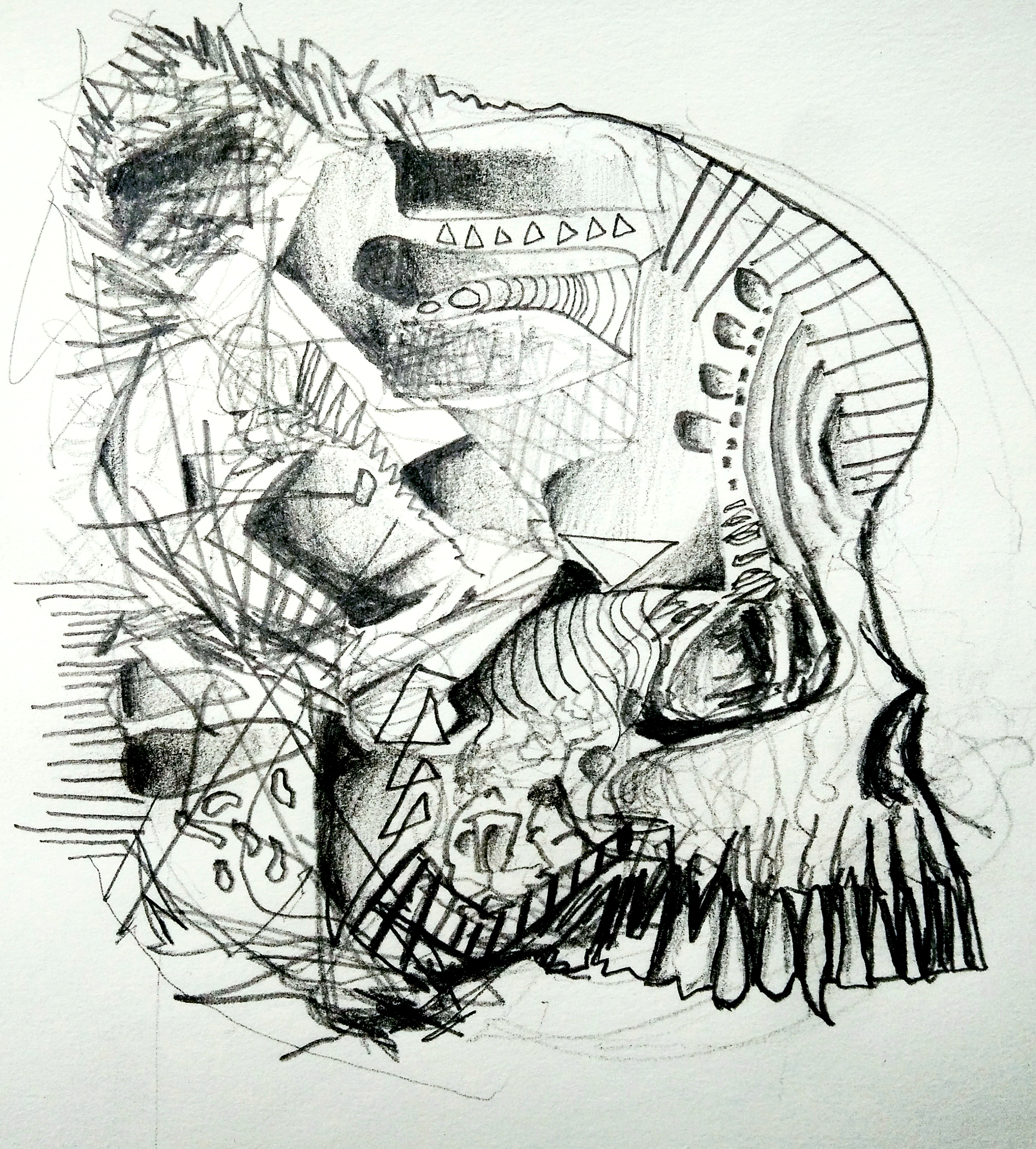 untitled (skull drawing)