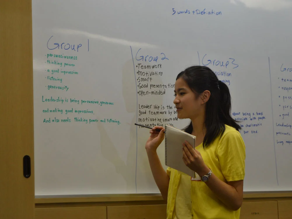Students Make Their Own Definition of Leadership