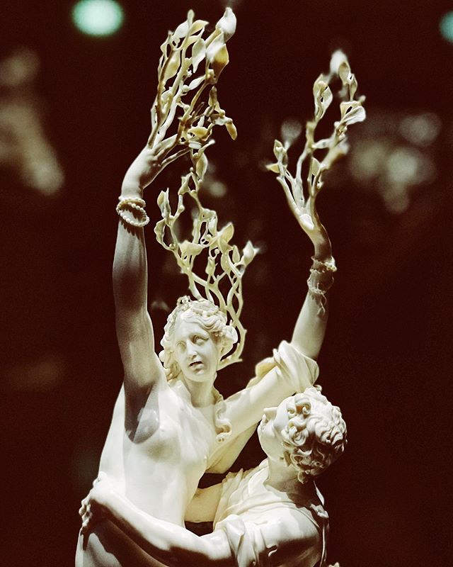 Jakob Auer - &lsquo;Apollo und Daphne&rsquo; - c. 1688/90, Ivory, Kunsthistorisches Museum, Vienna
.
Yes, the Louvre is great but wow ... The Kunsthistorisches Museum&rsquo;s architecture and vast collection - it&rsquo;s like walking into a real life