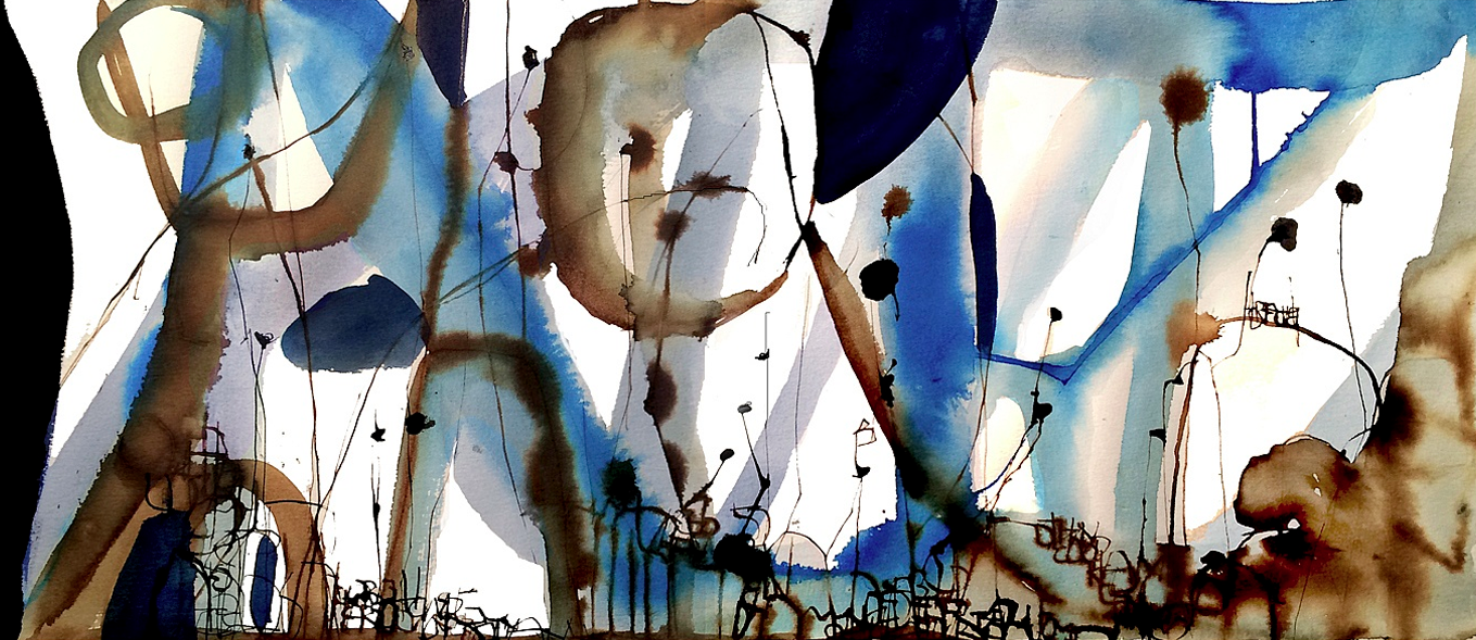 3.20.2014 Ink on Paper 25" x 11"