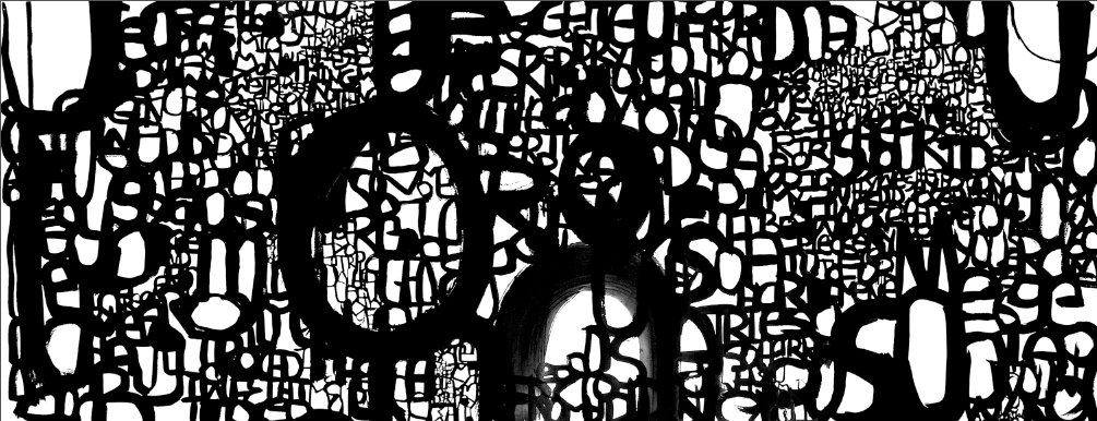 6.23.2010 Ink on Paper 81" x 29.5" •