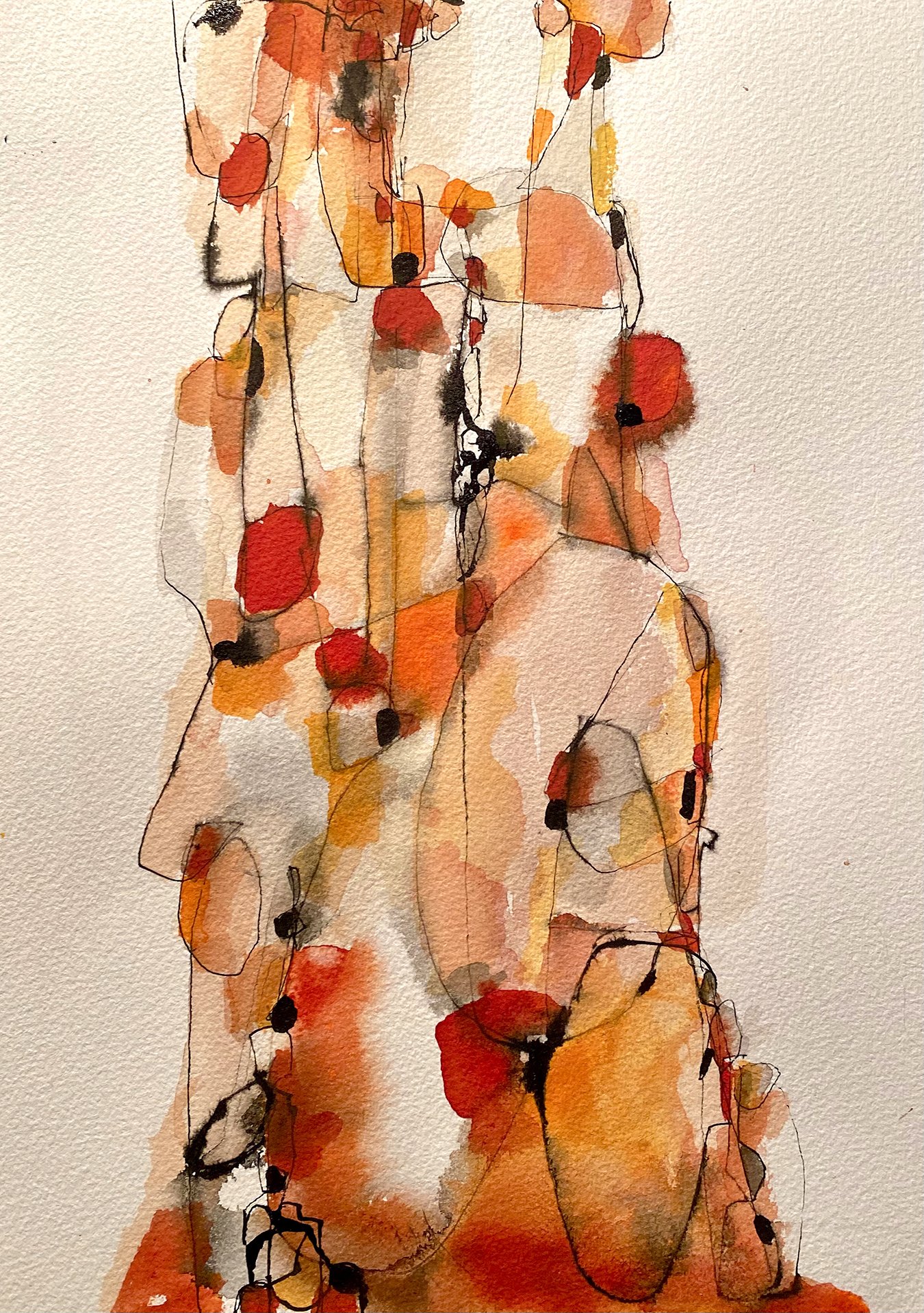 12.5.2021 9” x 12” Ink on Paper