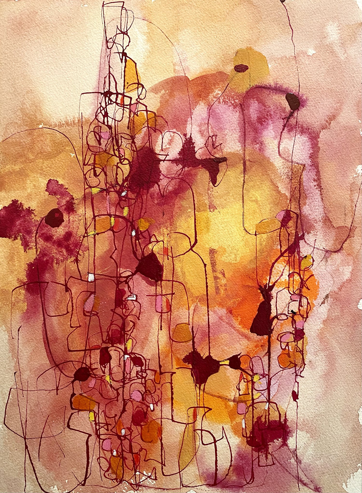 12.5.2021 9” x 12” Ink on Paper SOLD