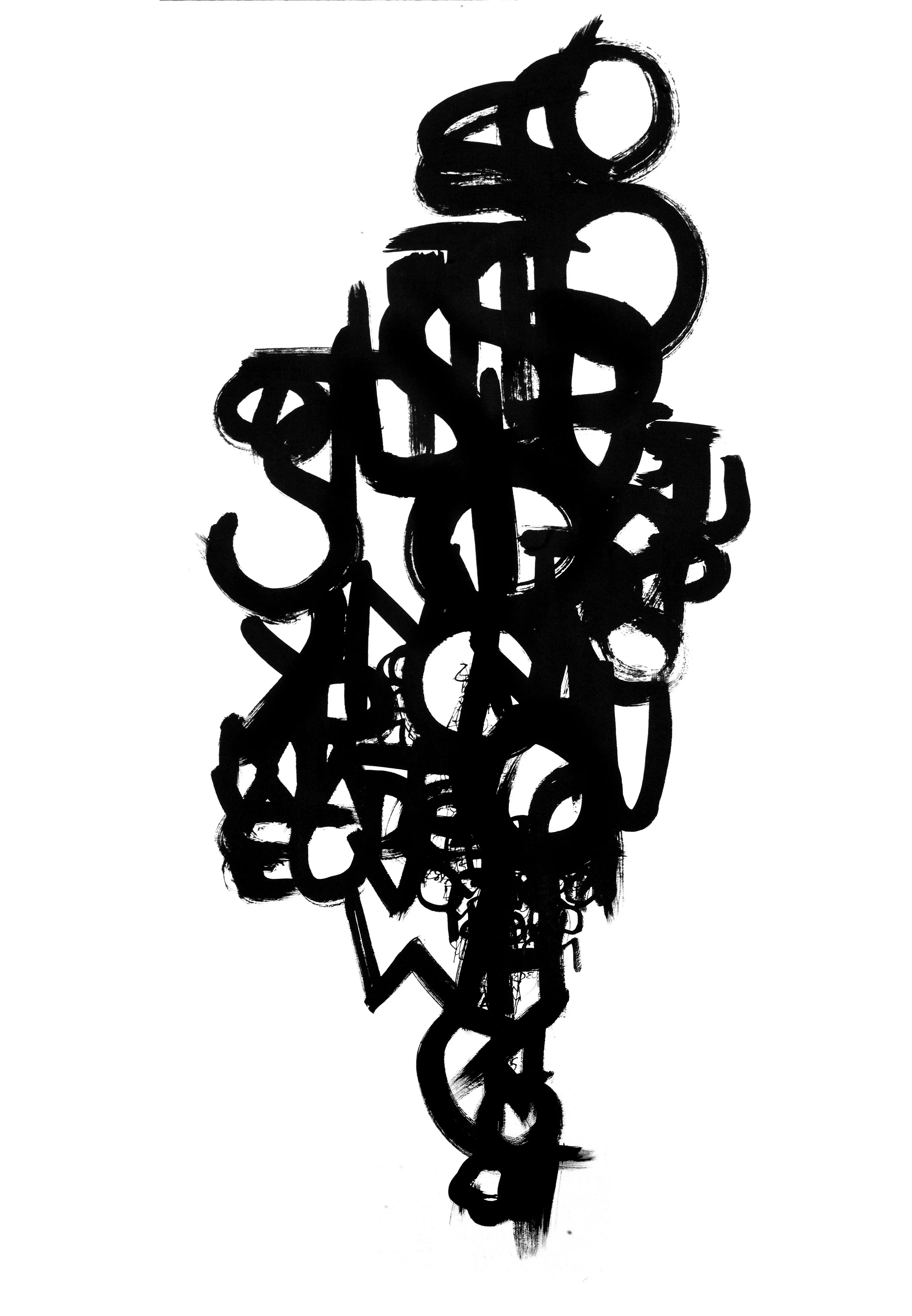  06.11. 2017  40” x 61” Ink on Paper    