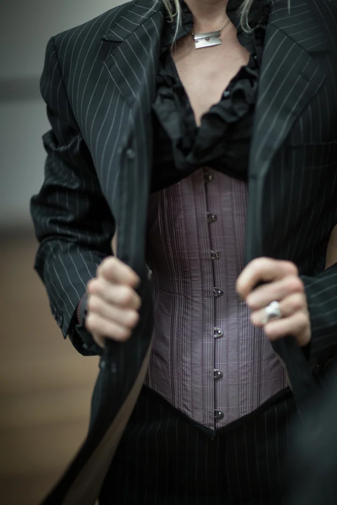 Corset: Dark Garden High-Back Pointed Victorian | Photo © Joel Aron