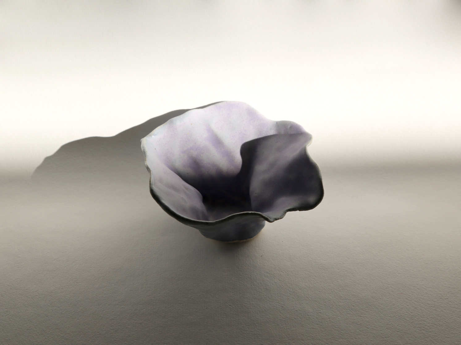 Lavender floral bowl