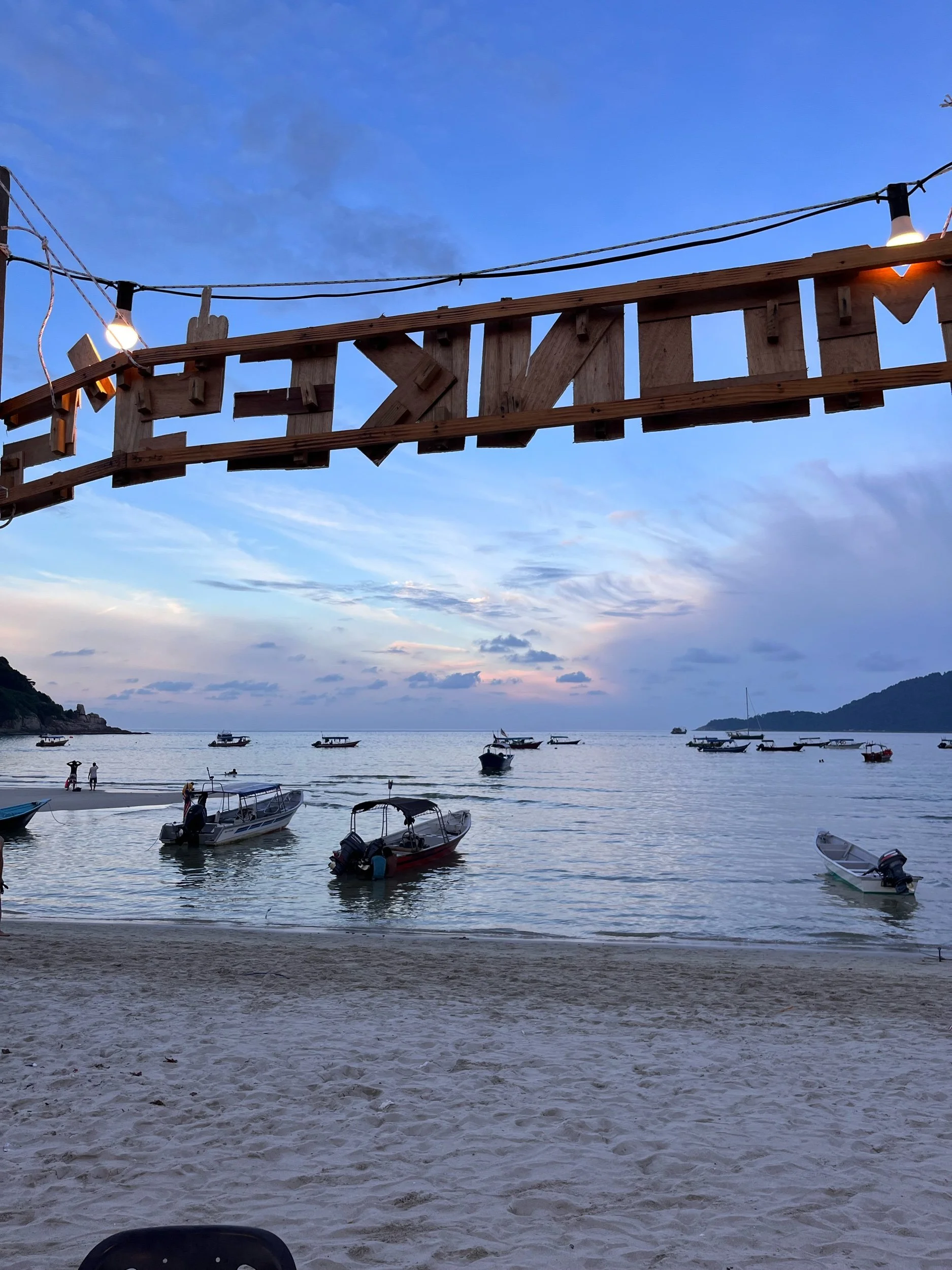 2 red eyes, a mosque, and byo mosquito net