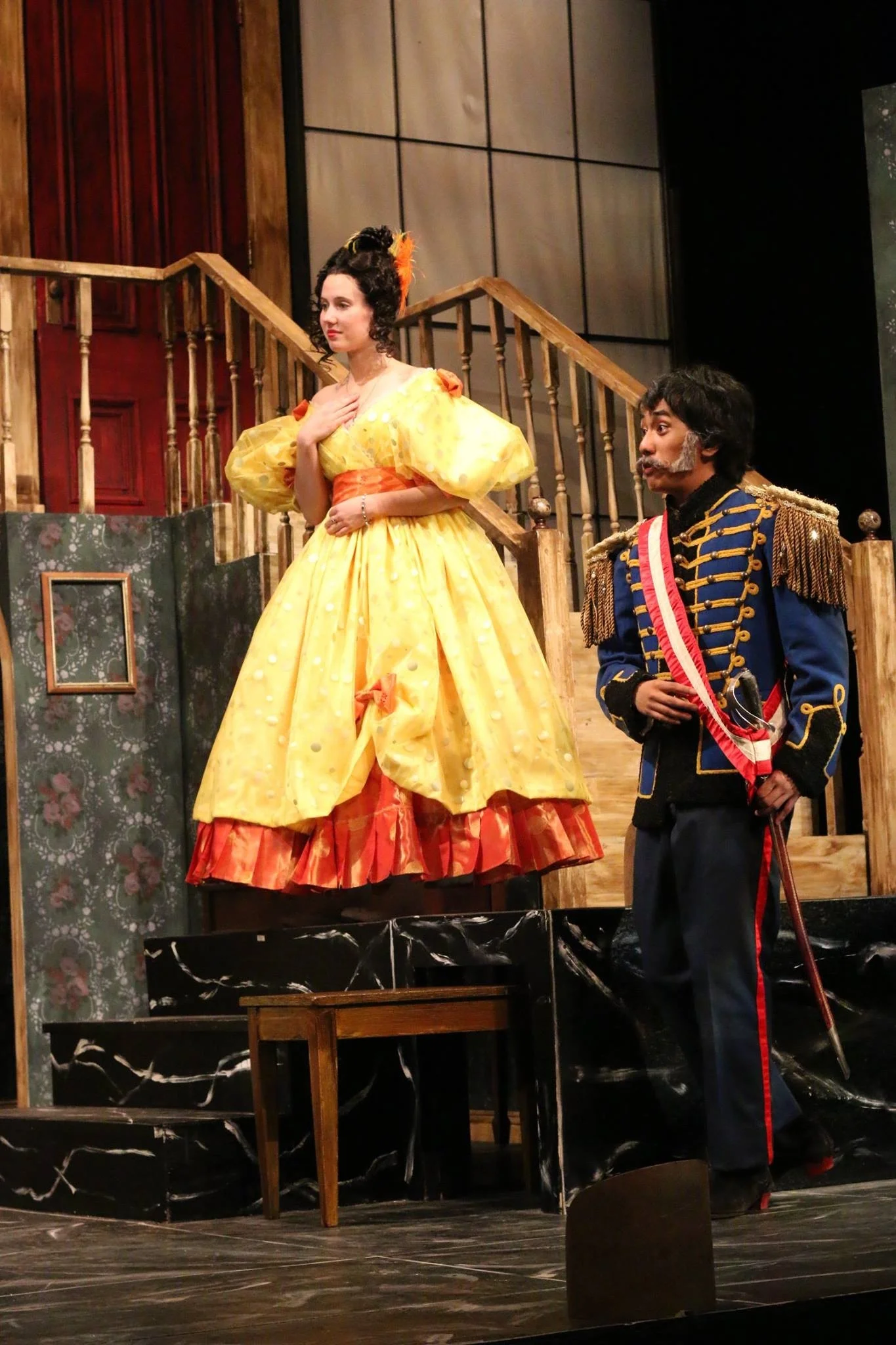  Maria (Hayley Jackson), The Mayor (Daniel Ferrer)  Photo by Clare Hwang 