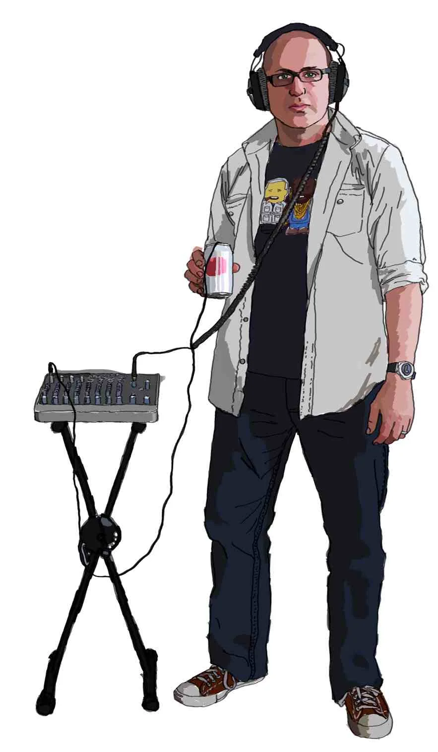 Animated portrait of moi by Michael Barker