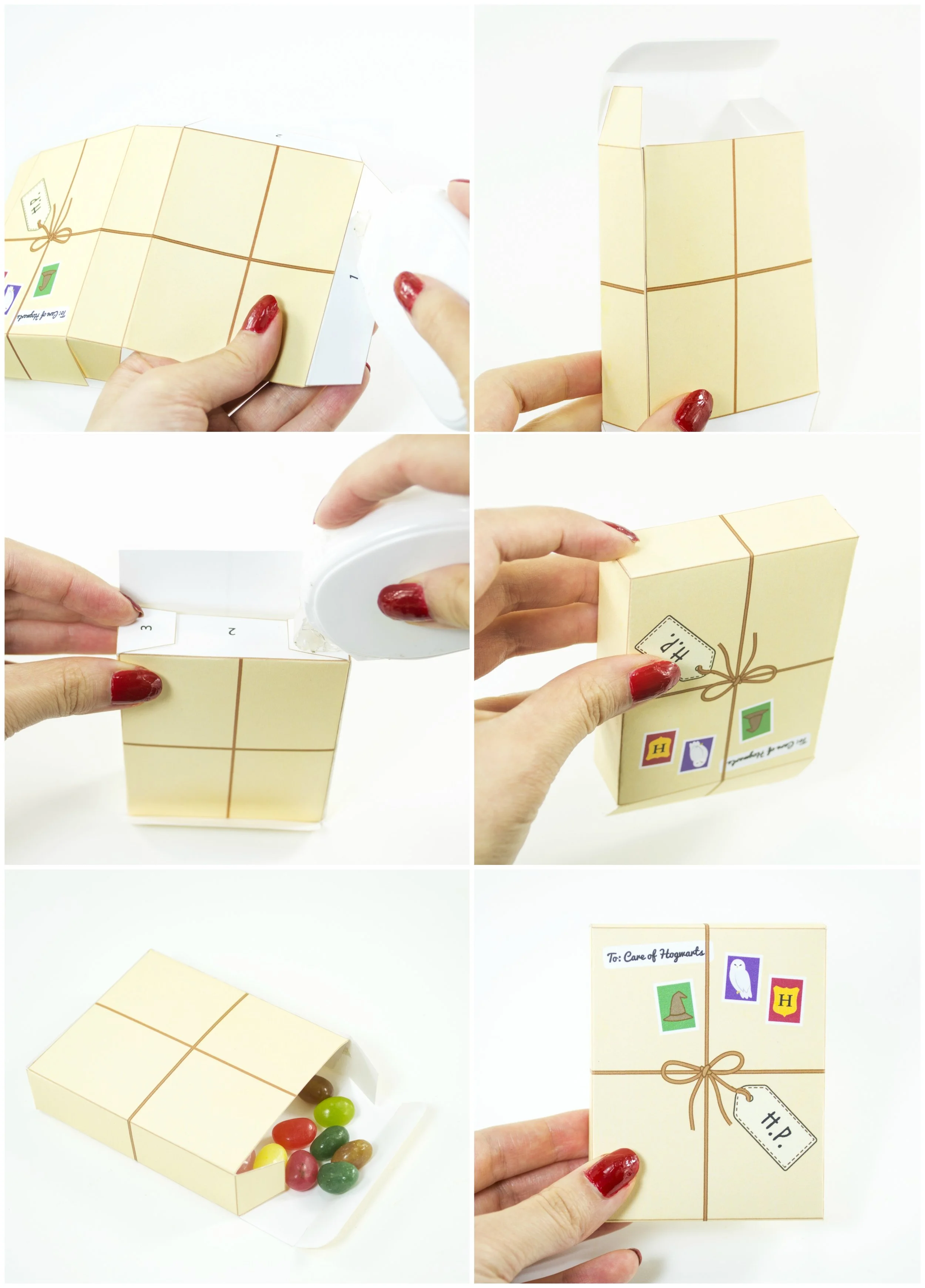 To Hogwarts We Will Go! Harry Potter Inspired Printable Treat Boxes