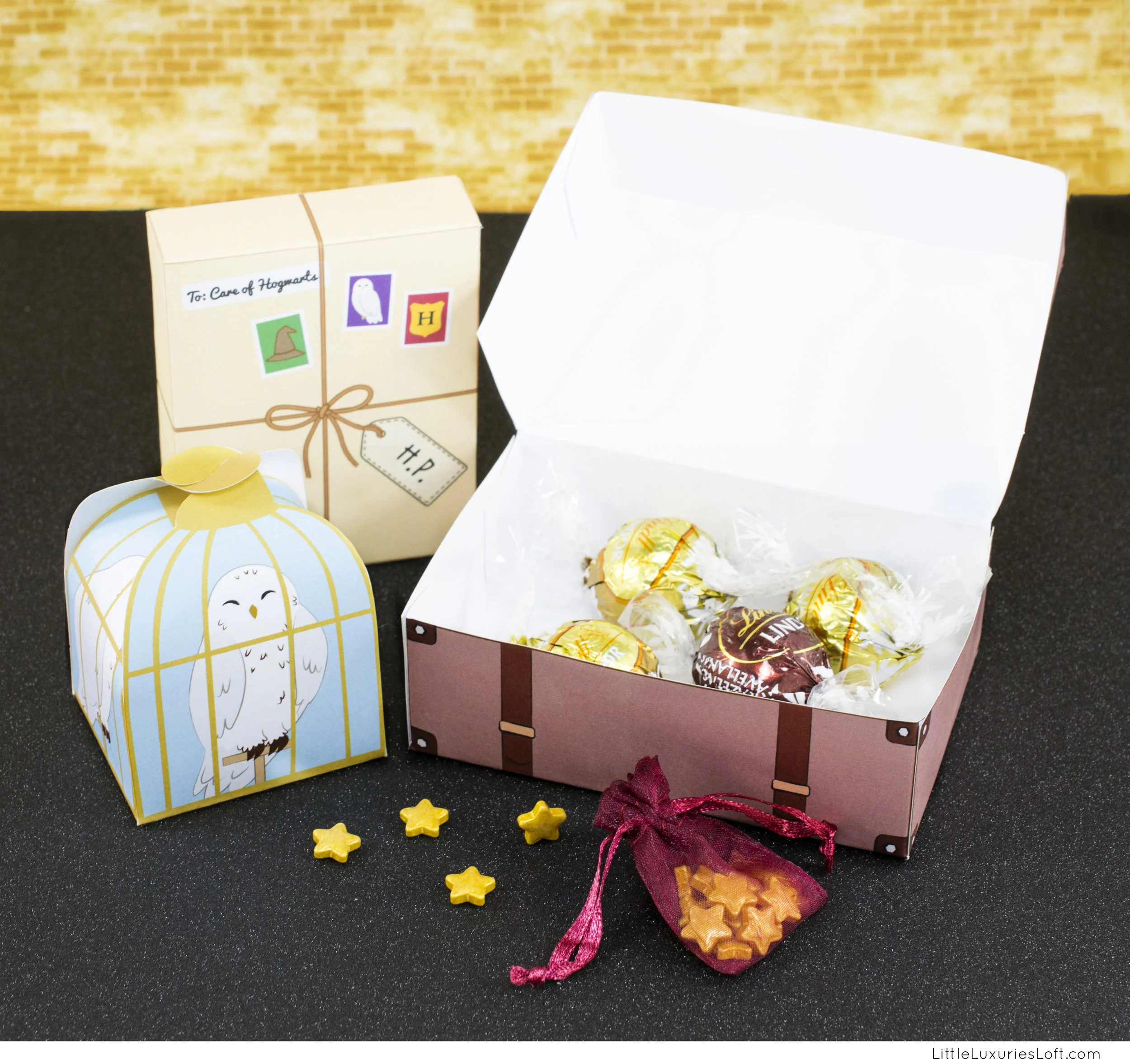 To Hogwarts We Will Go! Harry Potter Inspired Printable Treat Boxes ...
