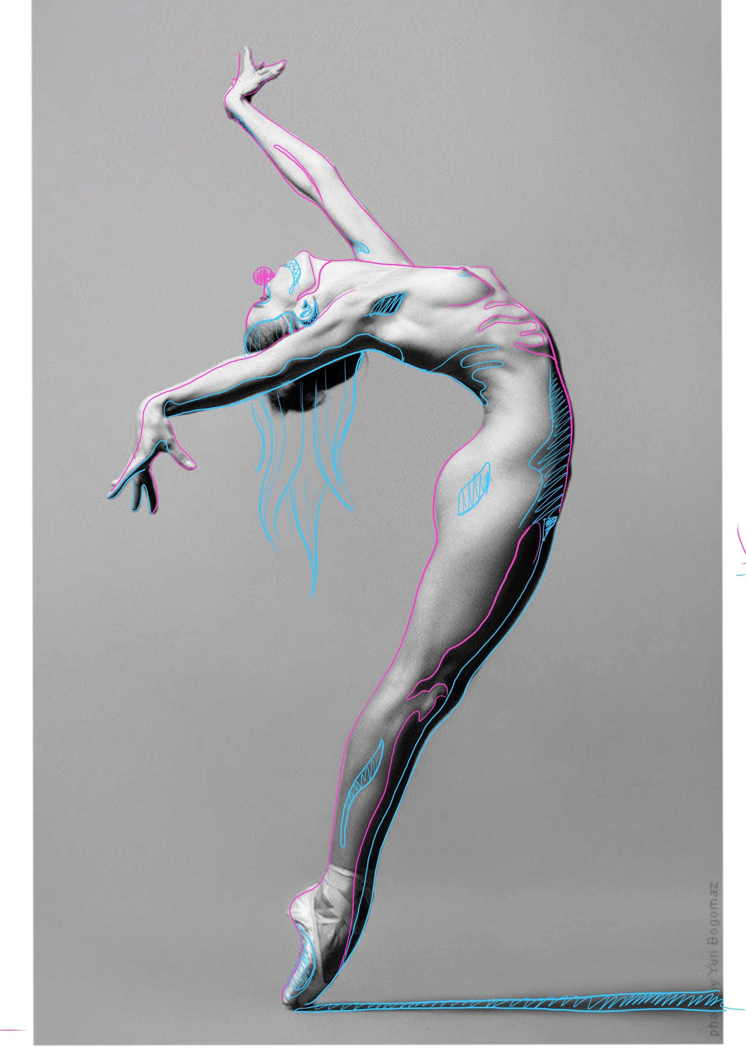 Artistic Silhouette on Photo