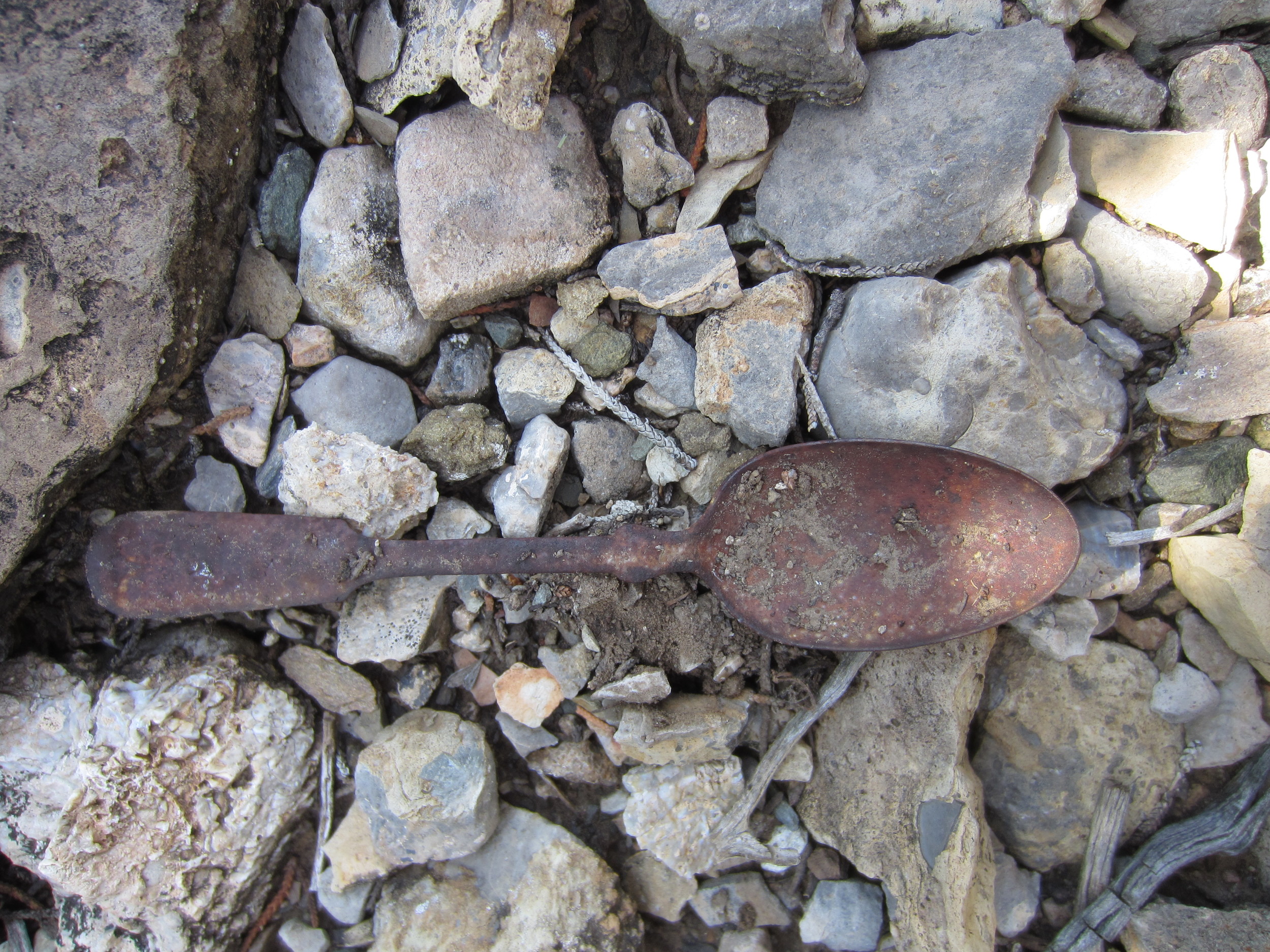 Artifacts Found Near the Old Cabin 
