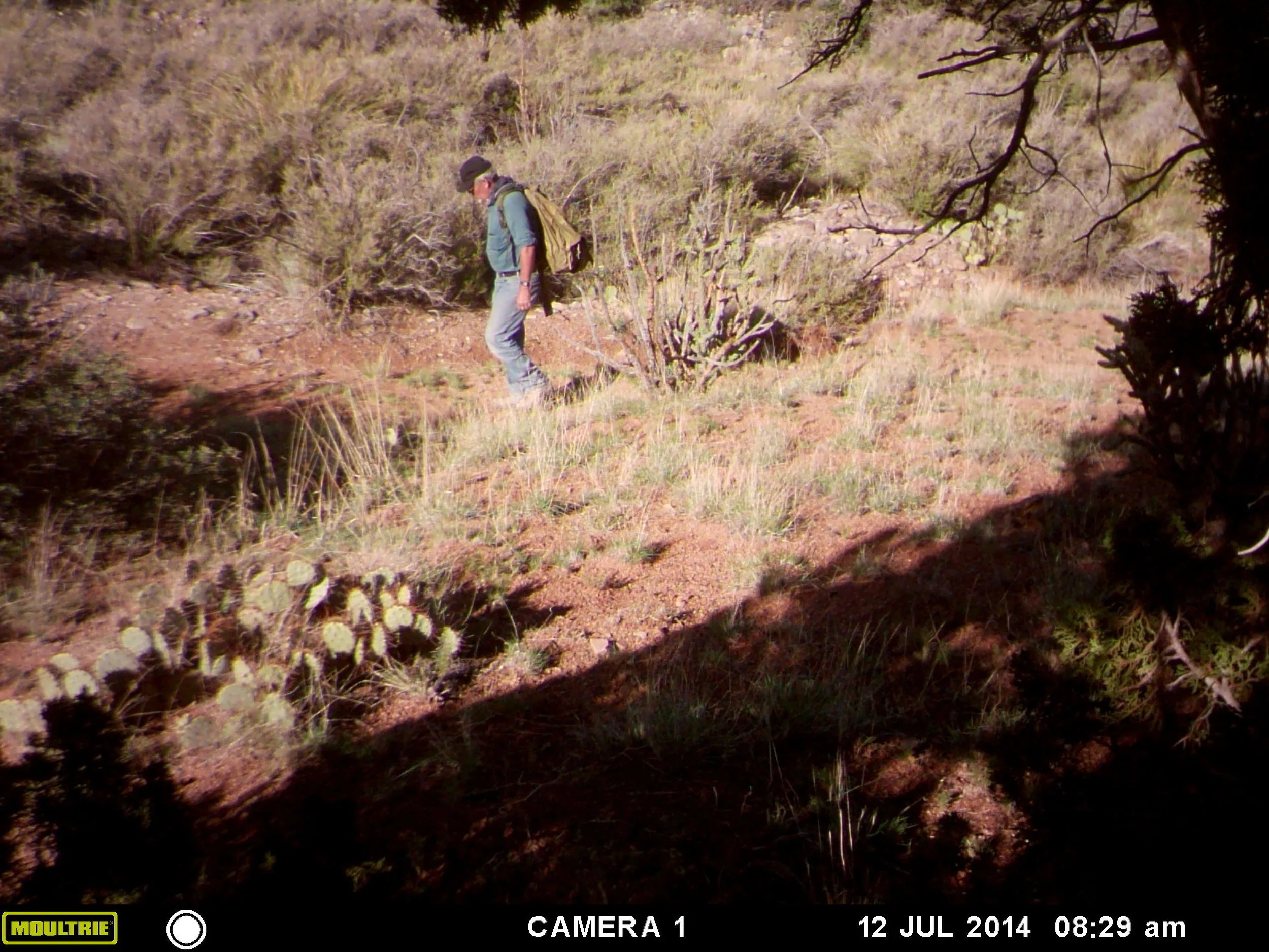 2014 Trespasser Caught on Trail Camera