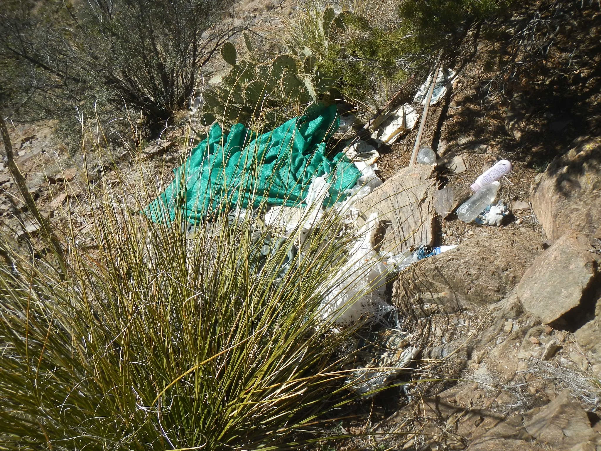 Illegal Rock Collector Garbage