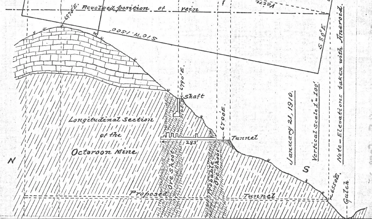 22 January 1910, Fayette Jones Survey of the Mine