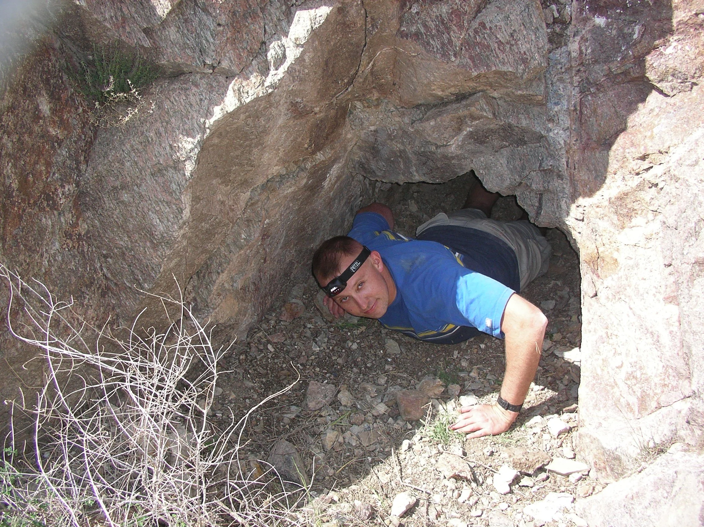 2004 Climbing Out of the Upper Adit