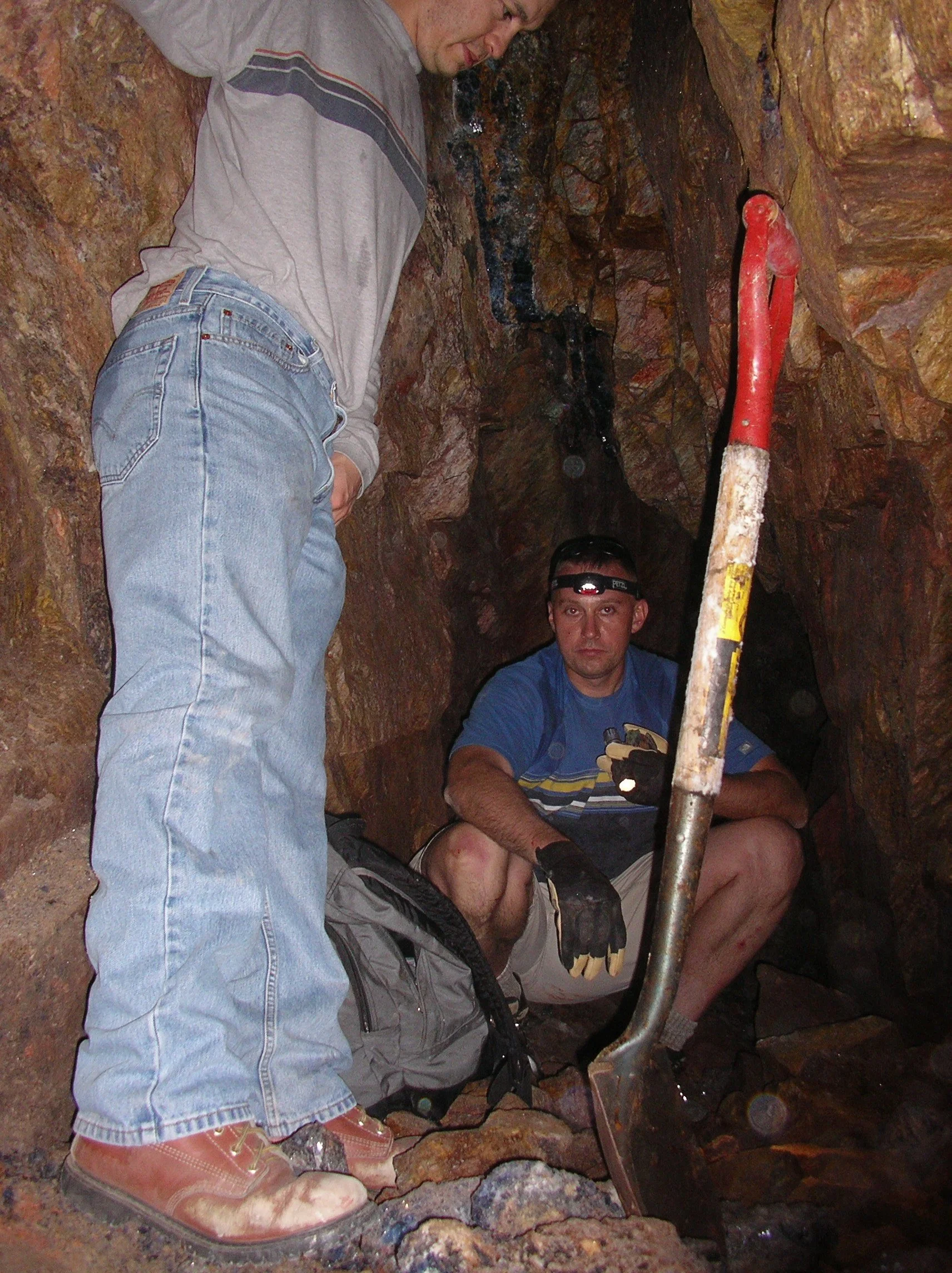 2004 In the Lower Adit Attic With Trespasser Tools