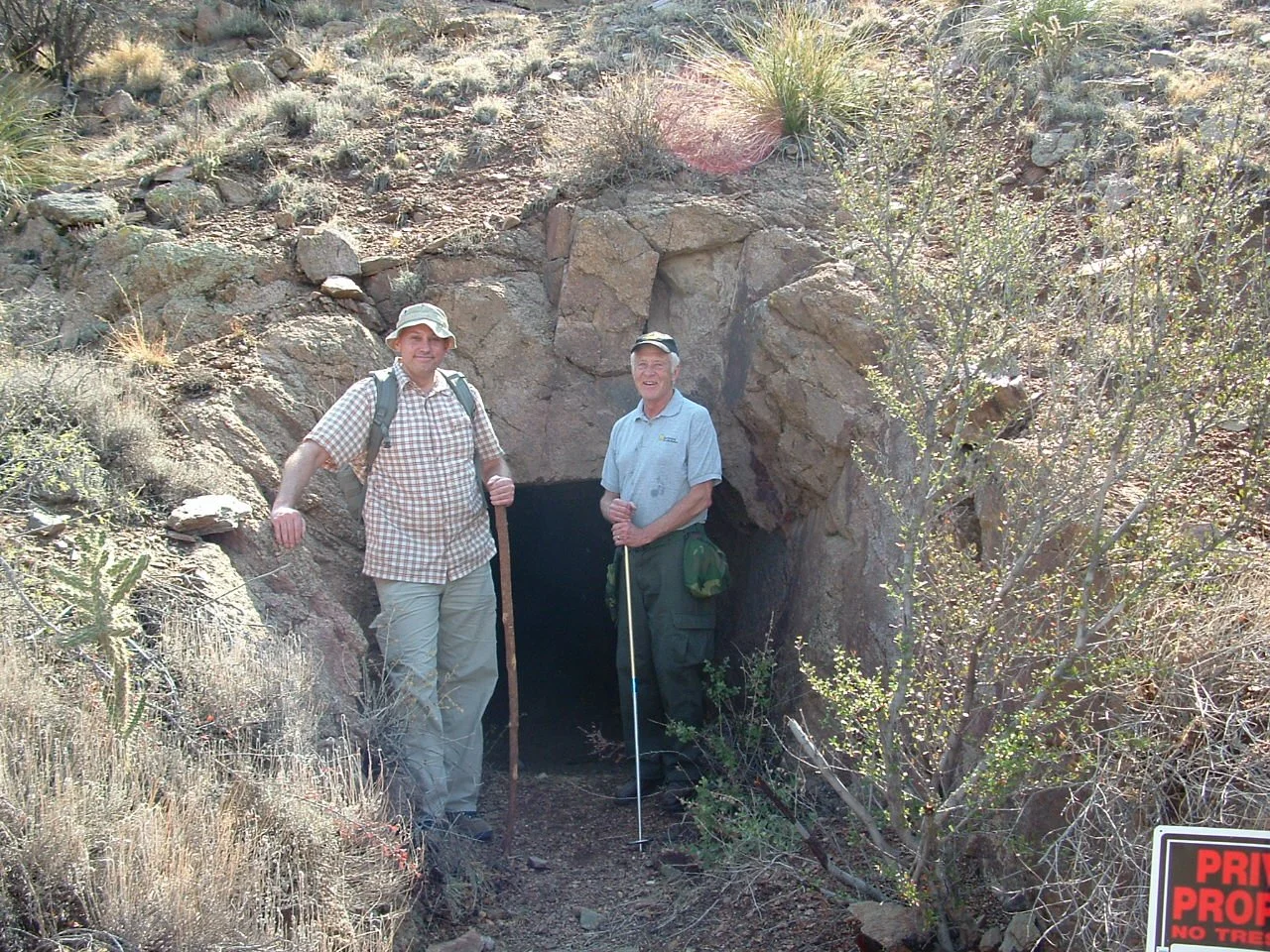 2013 - Visiting the Lower Adit for Max to Plan for New Gates