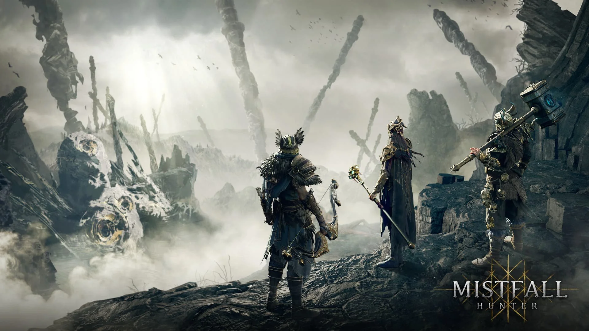 Mistfall Hunter beta 3 featuring The Camp hub, Blasphemer Seers class, and General Harald boss