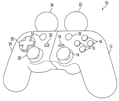 Sony patents a new controller design