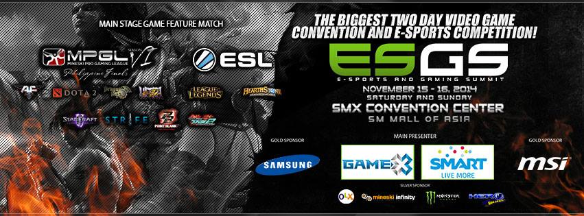 Video Game Convention and E-Sports  Competition happening on November 15-16