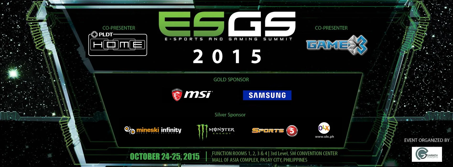 ESGS 2015 is Happening on October 24-25 at SMX