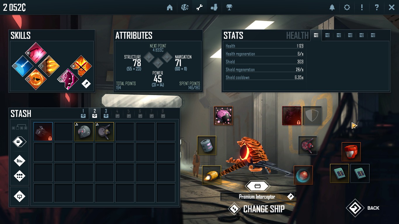 Unloading your loot from your ship is needed, unless you want to bring it with you. 