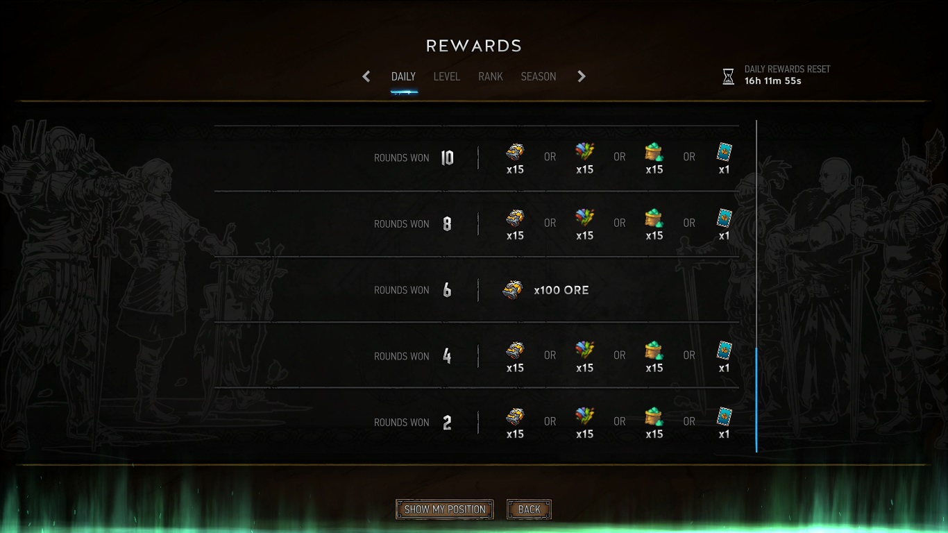 Gwent is quite generous in the Public Beta.
