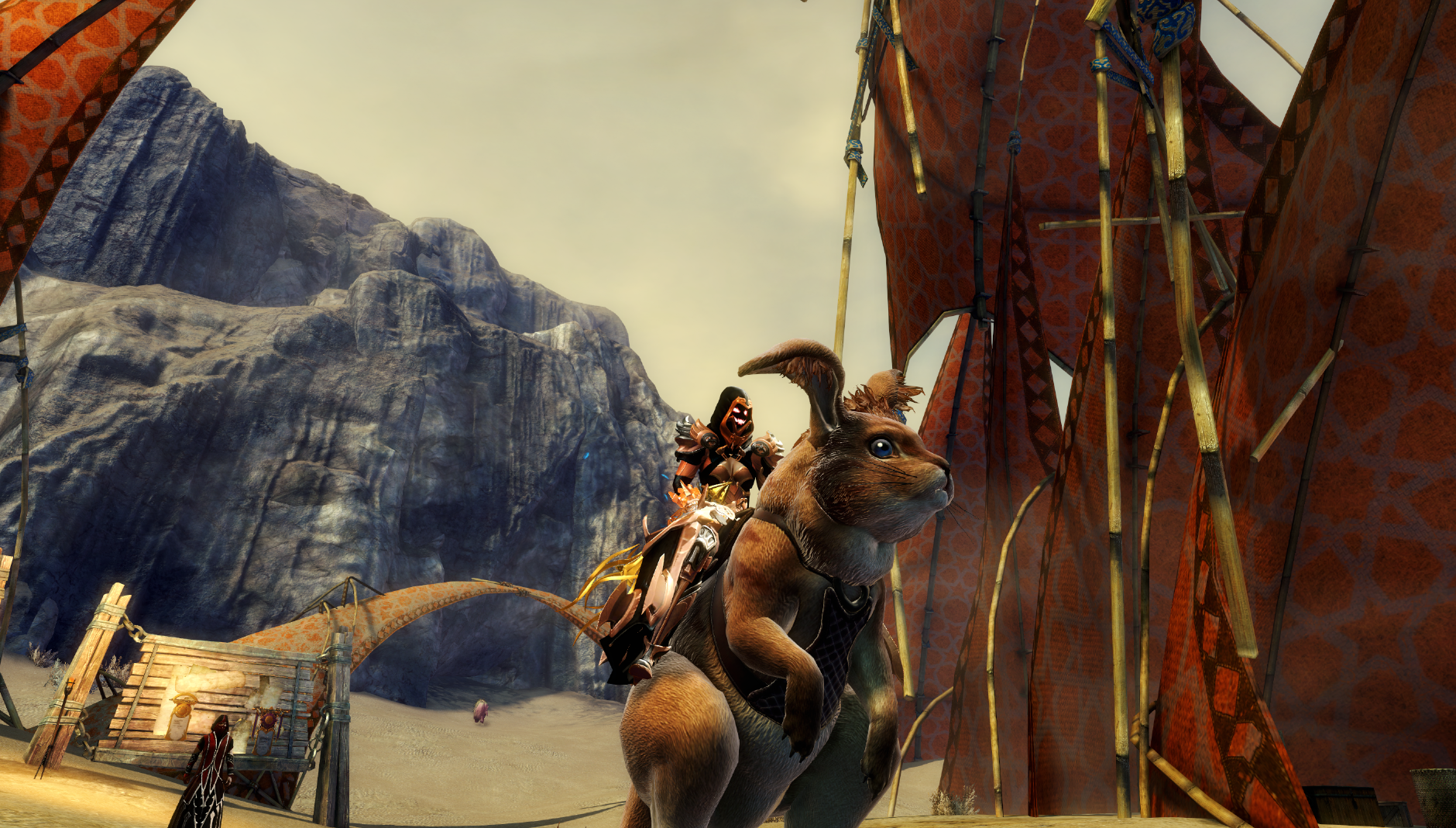 Just one of the many mounts available thanks to the Path of Fire expansion.