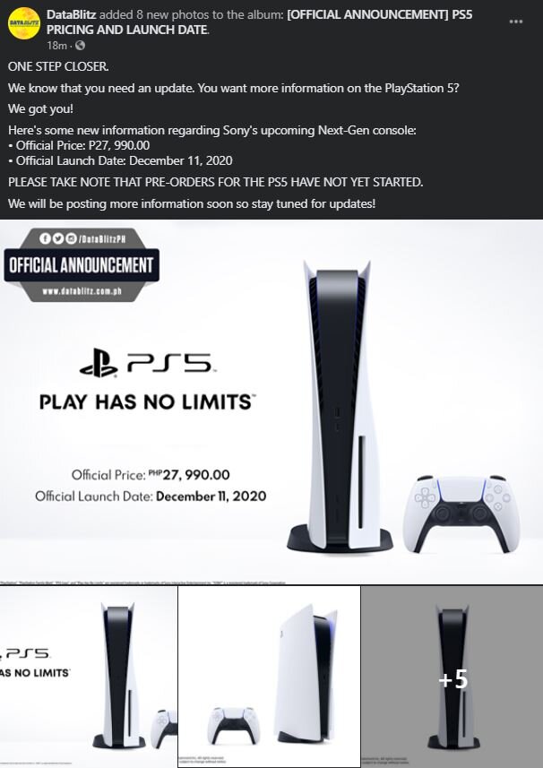 Philippines Ps Date Ps5 Pro Price Philippines Ps5 Canada Release