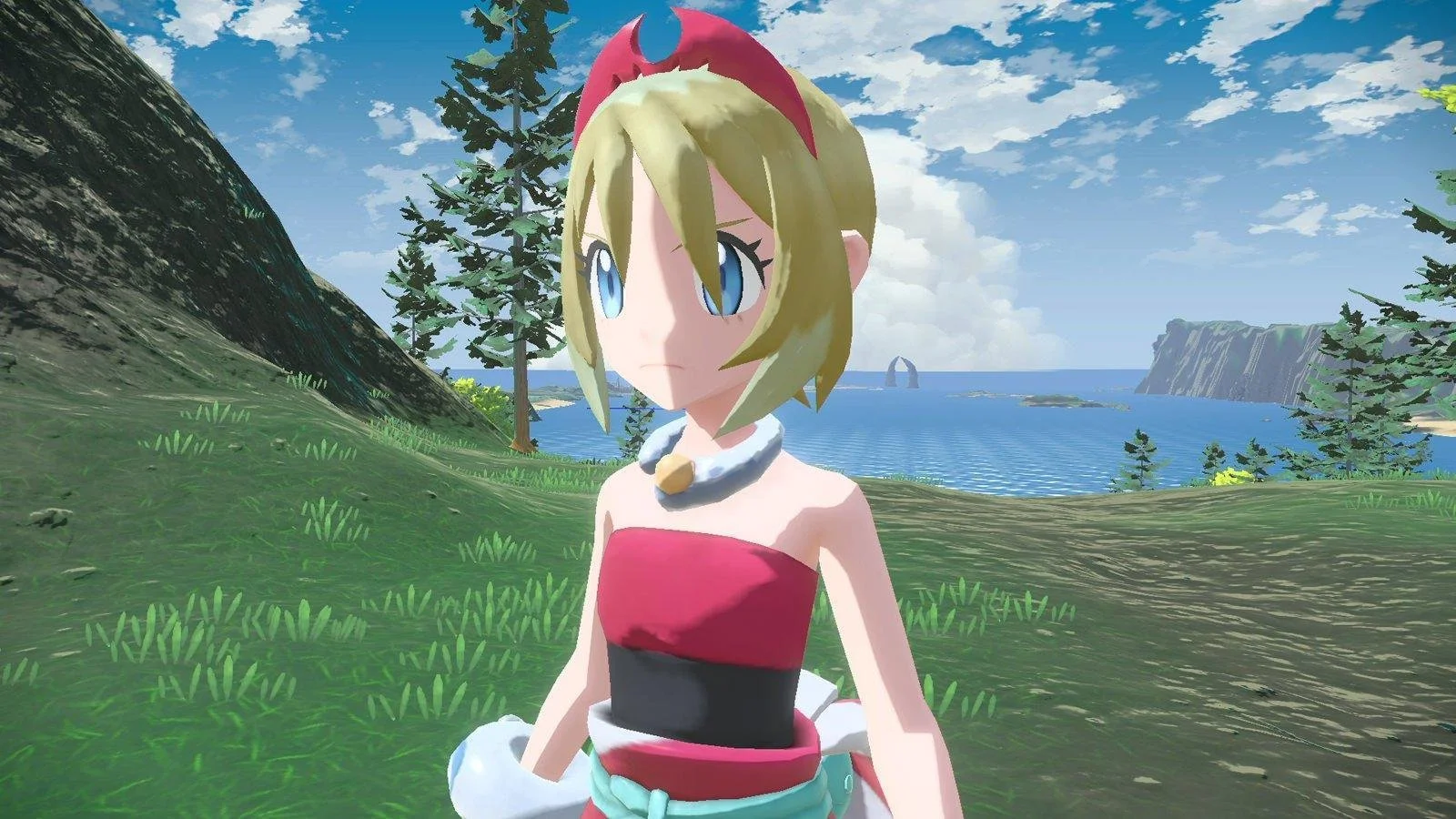 Running around an NPC in Pokemon Arceus triggers a funny glitch