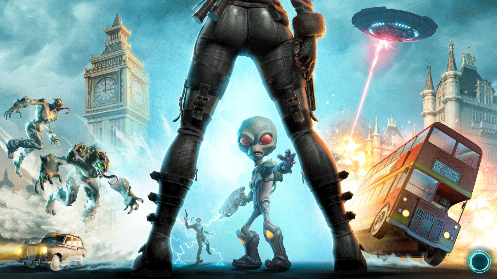  Destroy All Humans! - Xbox One : Thq Nordic, Nordic Games:  Video Games