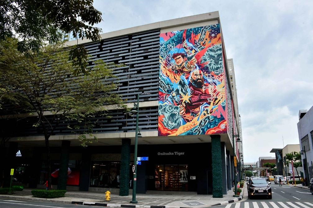 God of War Ragnarok Mural Displayed in BGC, Philippines To Celebrate Game Launch