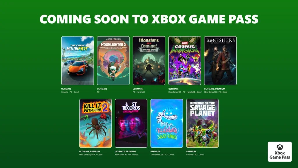 Xbox Game Pass November 2025: Wave 2 Lineup Revealed