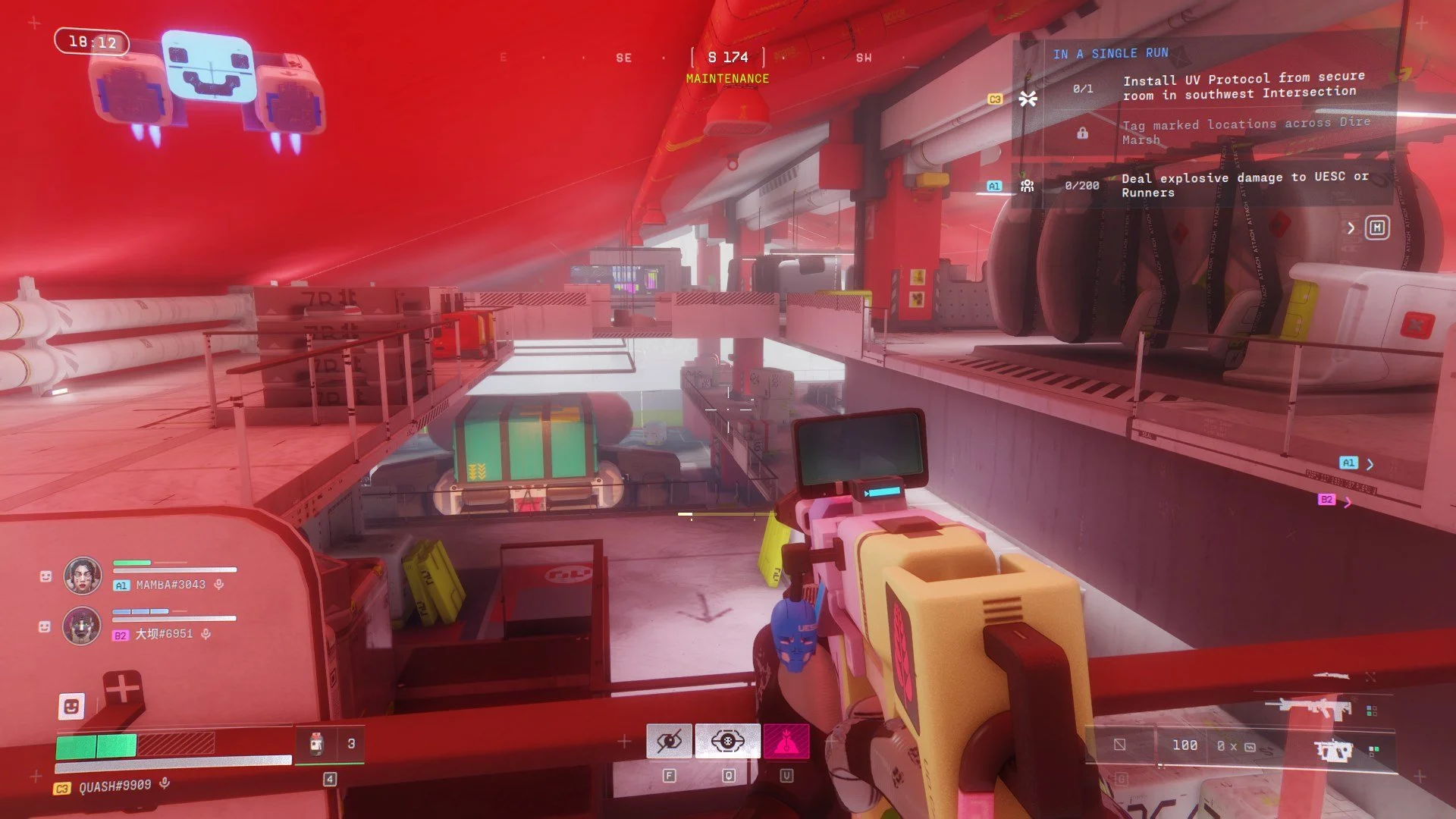 Marathon 1.0.5.3 Update Nerfs Knife Damage and Bubble Shield Effectiveness