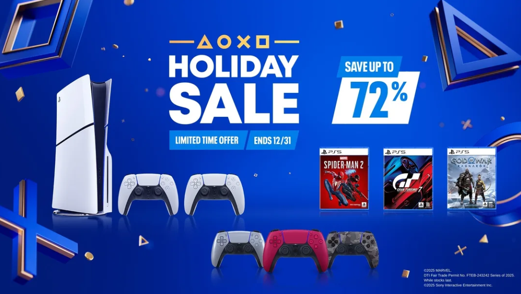 PlayStation Holiday Sale 2025 in the Philippines featuring PS5 console and game discounts