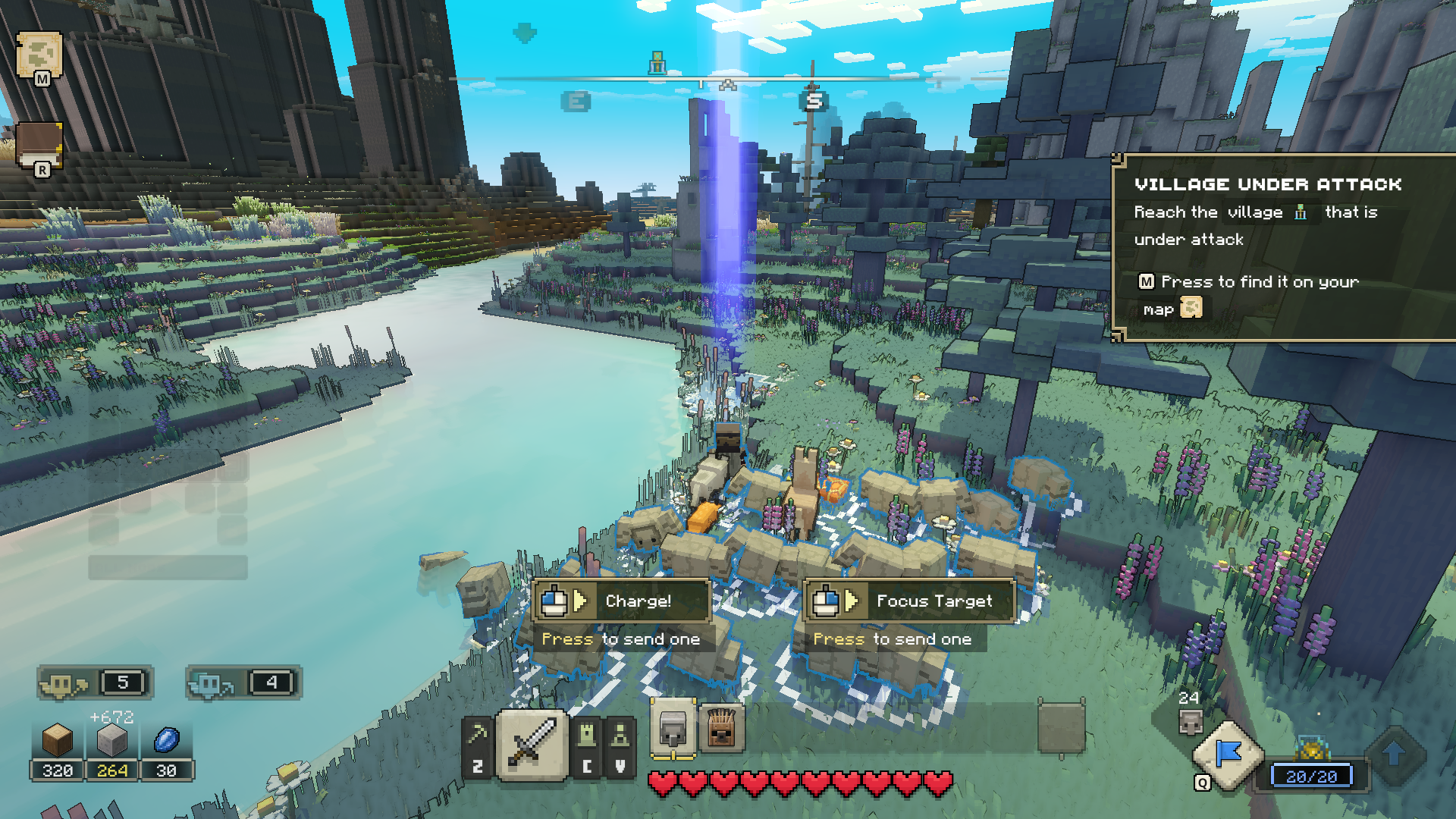 Minecraft Legends: Mojang's action-strategy spin-off will launch in 2023