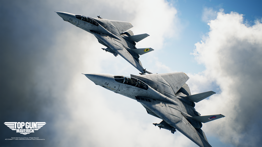 Ace Combat 7: Skies Unknown - F-14A  Top Gun Maverick Test Flight 