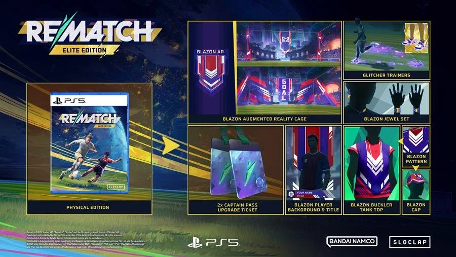 Rematch Elite Edition PS5 physical copy releasing November 2025 with Season 1 content and exclusive bonuses