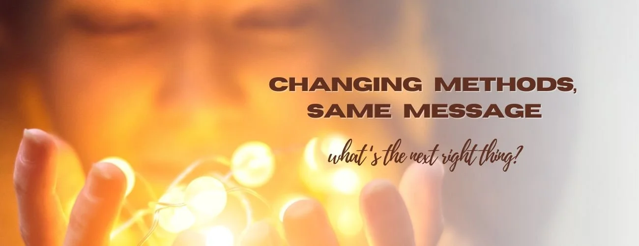 Changing Methods, Same Message