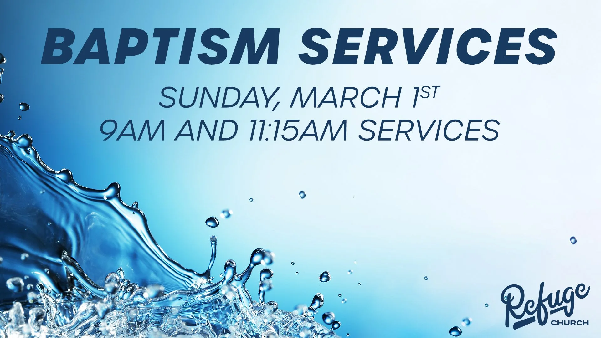 Baptism Services